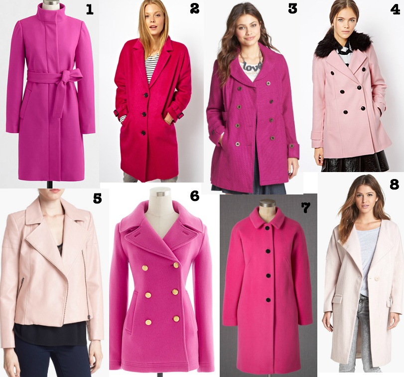 Fab Fave Friday: Pink coats – Marshmallows & Margaritas