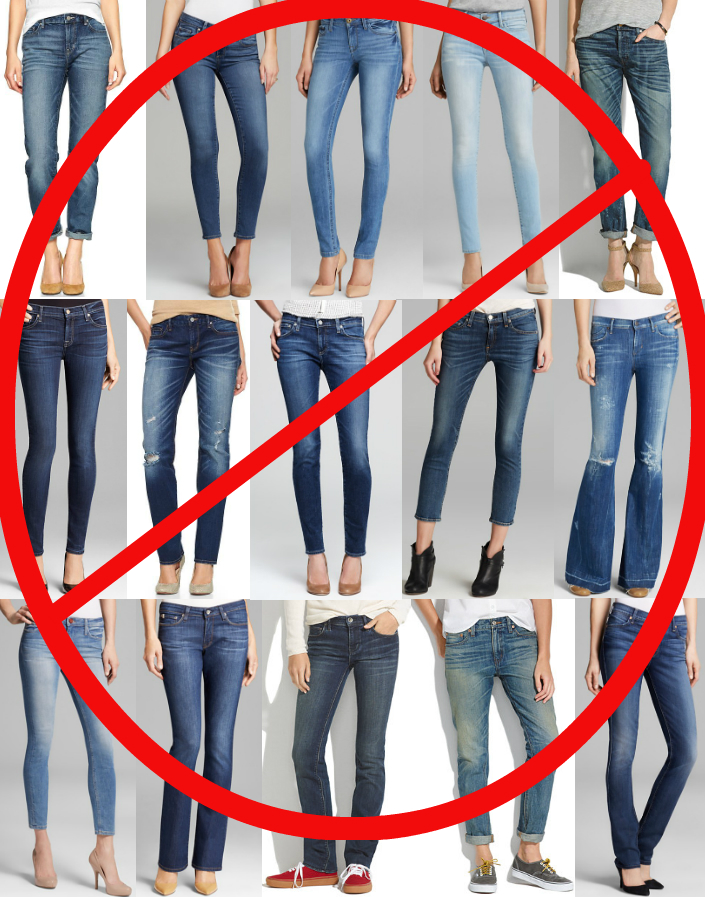 An open letter to jeans manufacturers – Marshmallows & Margaritas