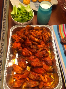 sririacha chicken wings