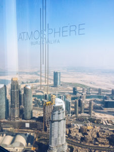 Atmosphere Burj Khalifa | Girls trip to Dubai